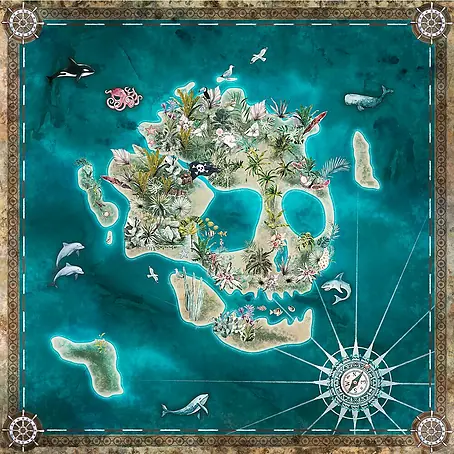 Komar  Fototapete Skull Island