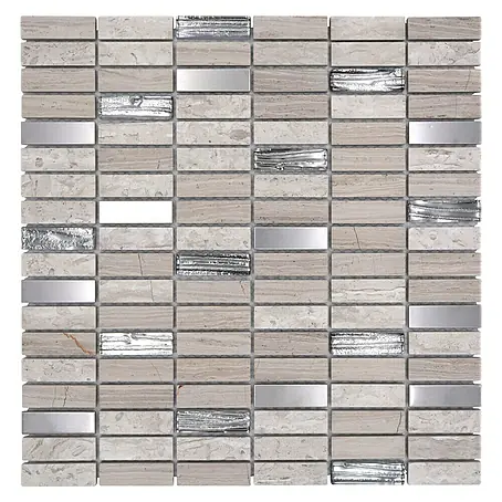 Mosaikfliese Stäbchen Crystal Mix XNM SM67
