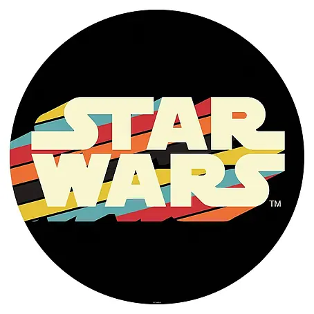 Komar Star Wars Fototapete rund Typeface