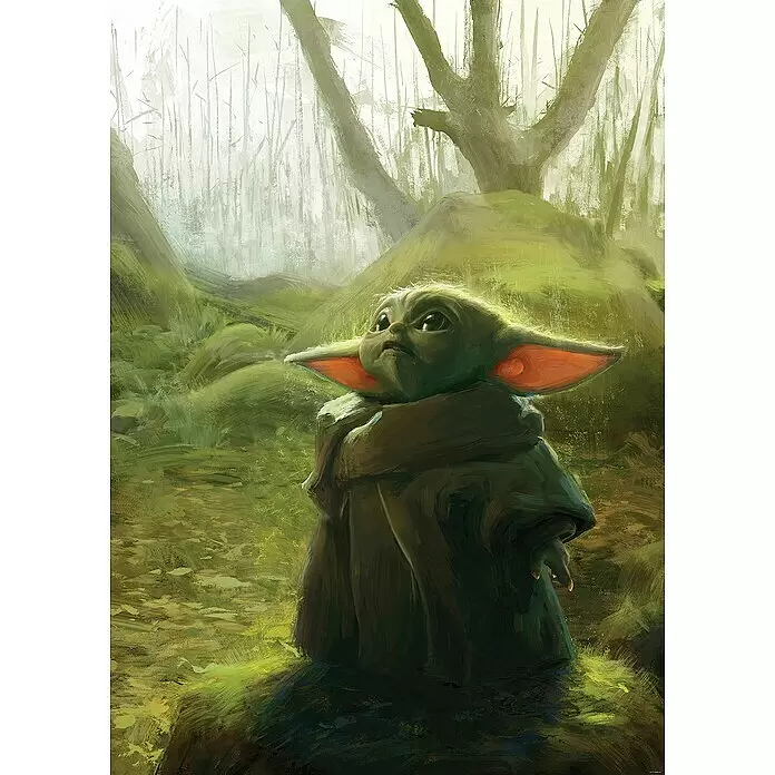 Komar Fototapete Mandalorian Grogu - B x H: 200 x 280 cm, Vlies - Detailaufnahme
