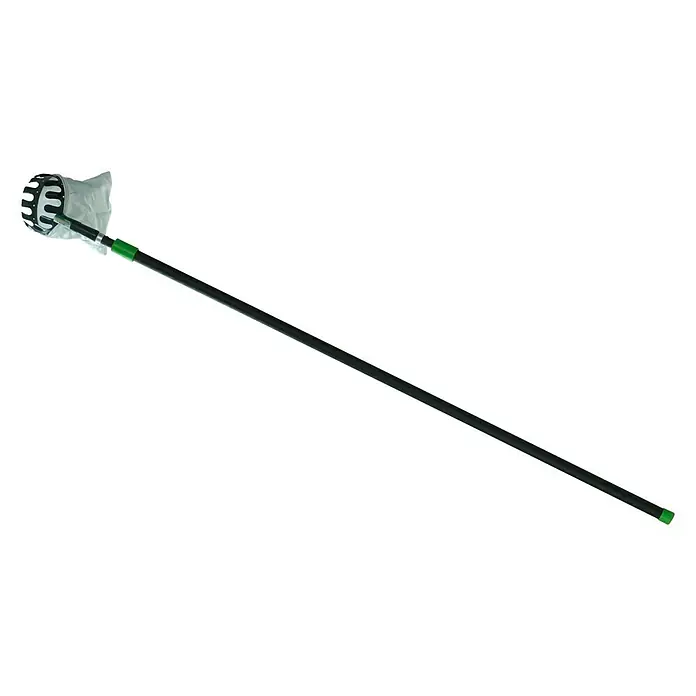 Freund Victoria Obstpflücker - 130 mm, Teleskopstiel - Abbildung eines Obstpflückers mit langem Stiel und einem Fangkorb am Ende. Ideal für die Ernte von Früchten in schwer zugänglichen Bereichen.