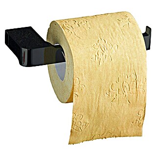 Tauro Baño Portarollos de papel higiénico Bluss (Sin tapa, Negro, Mate)