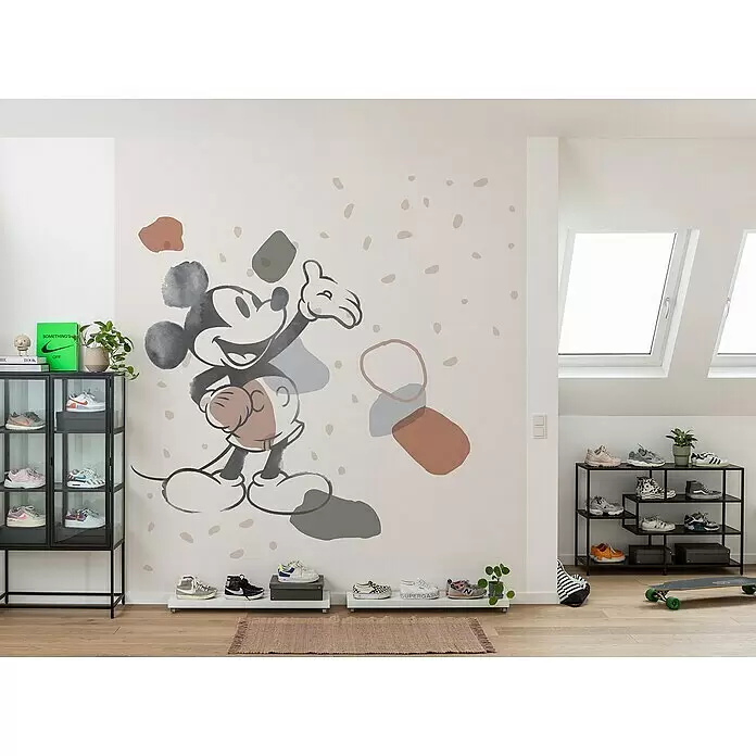 Komar Fototapete Mickey Organic ShapeB x H: 250 x 280 cm, Vlies