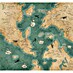 Komar Fototapete Old Travel Map 