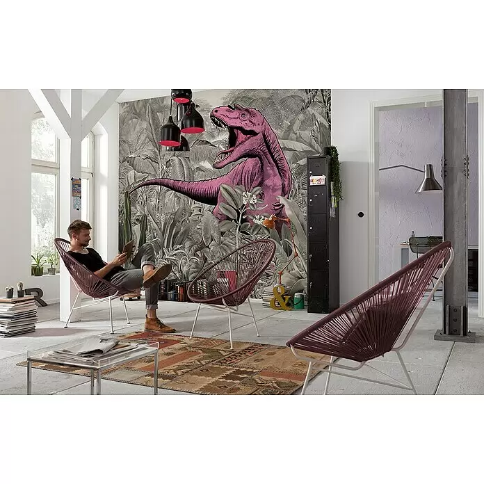Komar Fototapete Pinky - B x H: 350 x 280 cm, Vlies - Stimmungsaufnahme
