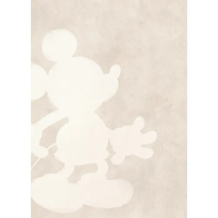 Komar Fototapete Mickey Contour - B x H: 200 x 280 cm, Vlies - Helle Silhouette von Mickey Mouse, die eine subtile und nostalgische Note verleiht. Perfekt für Fans des klassischen Disney-Charakters.