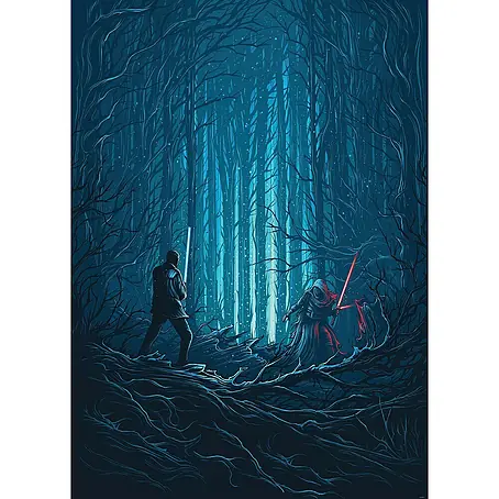 Komar Star Wars Fototapete Wood Fight