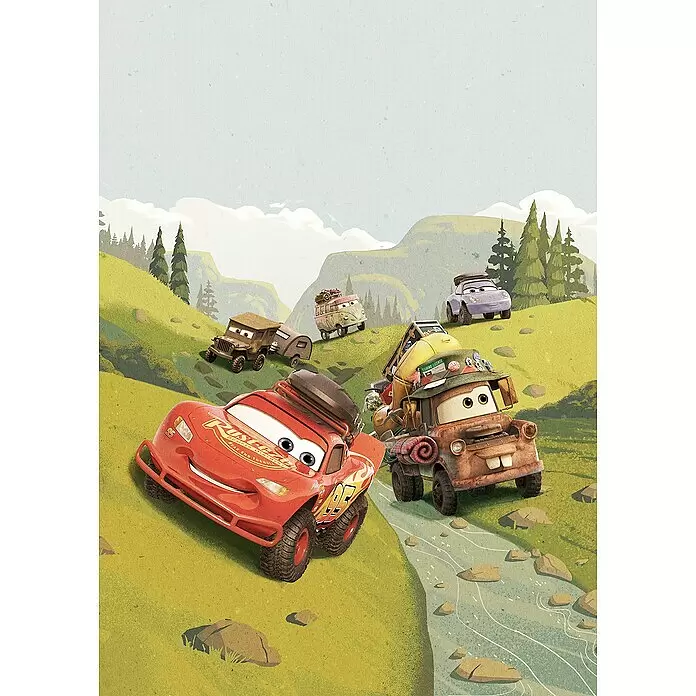 Komar Fototapete Disney Cars Camping - B x H: 200 x 280 cm, Vlies - Detailaufnahme
