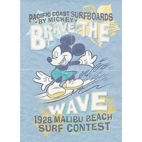 Komar  Fototapete Mickey Brave Wave