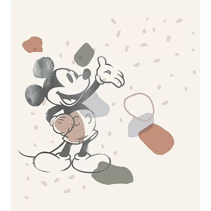 Komar Fototapete Mickey Organic ShapeB x H: 250 x 280 cm, Vlies