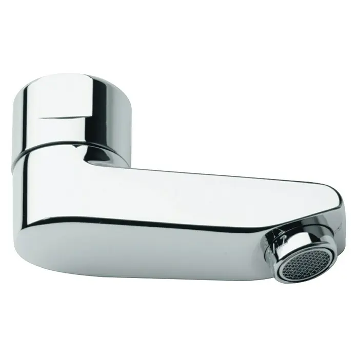 Grohe Grohtherm Special S-Auslauf - Chrom, Messing, Ausladung: 75 mm - Glänzender, verchromter Wasserhahn mit modernem Design, ideal für Badezimmer oder Küche.