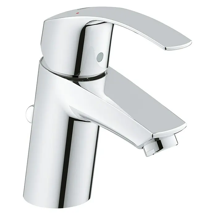 Grohe Eurosmart Waschtischarmatur - Niederdruck, Chrom, Glänzend - Elegante Chrom-Waschtischarmatur. Modernes Design mit geschwungenem Auslauf, ideal für jedes Badezimmer.