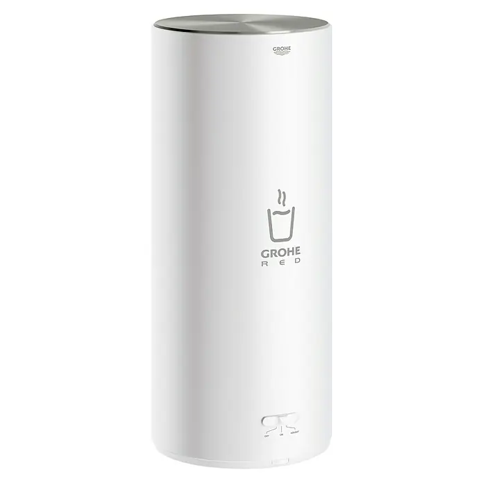 Grohe Boiler Red Größe L - 7 l, Titan - Produktdarstellung: Der Grohe Red Wasserkocher für sofortiges, heißes Wasser, ideal für Küchen.