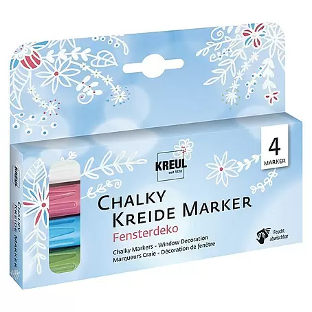 KREUL  Kreidemarker-Set Chalky Fensterdeko