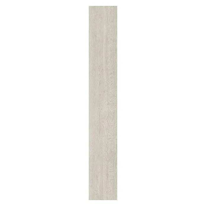 Laminat - Atlas Oak, Landhausdiele, 1.285 x 192 x 7 mm - Nahaufnahme einer einzelnen hellen Holzdiele mit einer deutlichen Maserung. Ideal für Bodenbeläge und Möbeldesign.