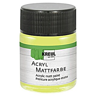 KREUL Acrylfarbe Matt (Lemon, 50 ml)