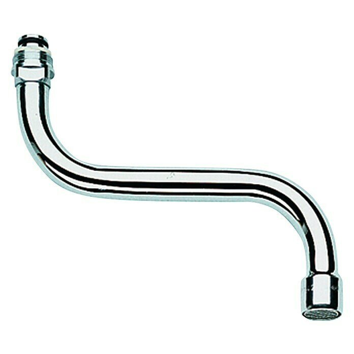 Grohe S-Auslauf (Chrom, Messing, Ausladung: 150 mm) | BAUHAUS