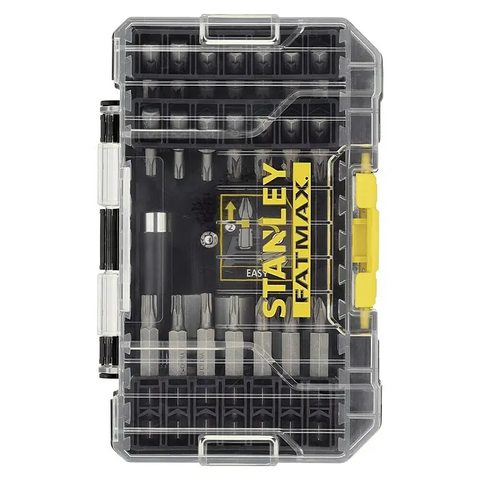 Stanley FatMax Bit-Set STA88560-XJ - 40 -tlg. - Stanley Fatmax Bit-Set mit verschiedenen Schrauberbits in transparenter Kunststoffbox.