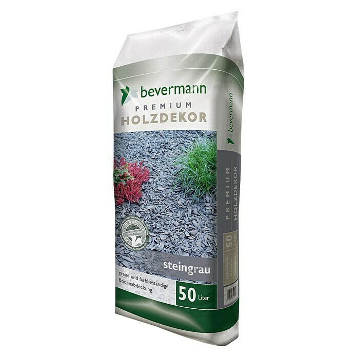 Bevermann Dekor-Mulch50 l, Grau Diagonal View