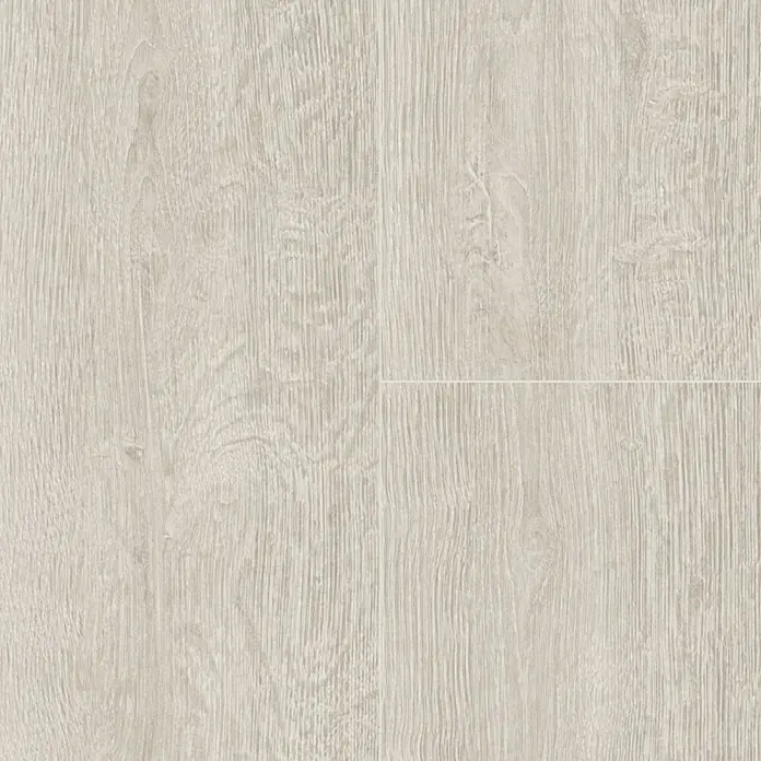 Laminat - Atlas Oak, Landhausdiele, 1.285 x 192 x 7 mm - Helles Holzfußbodenmuster mit feiner Maserung, ideal für moderne Interieurs. Die sanften Farben verleihen jedem Raum eine warme und einladende Atmosphäre.