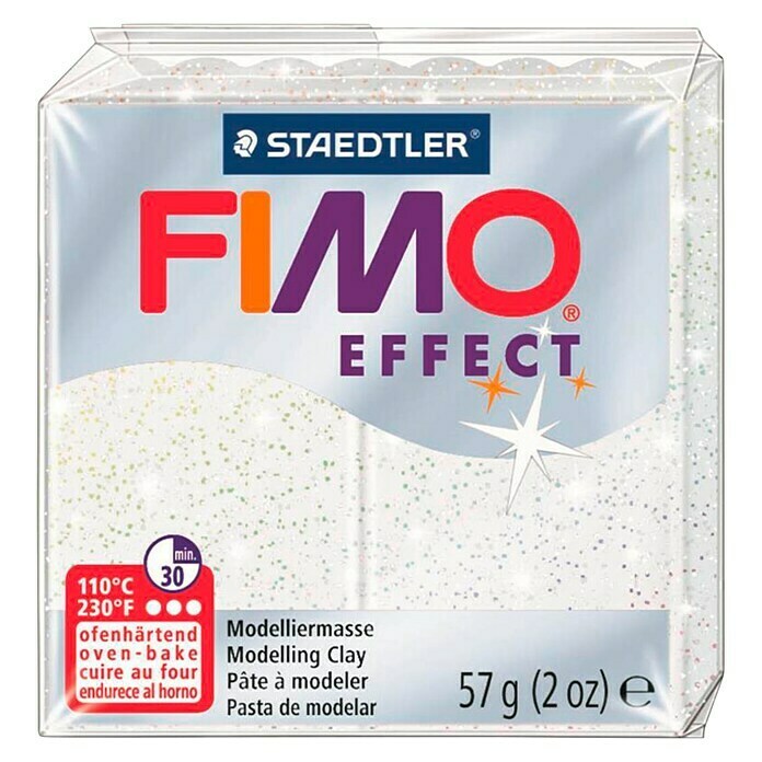 Staedtler FIMO® Modelliermasse Effect (57 g, Metallic Weiss) | BAUHAUS