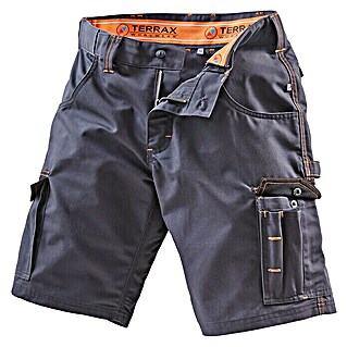 Terrax Workwear Herren-Arbeitsshorts (Konfektionsgröße: 48, Anthrazit/Schwarz)