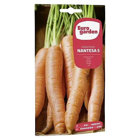 Euro Garden  Semillas de vegetales Zanahoria Nantesa