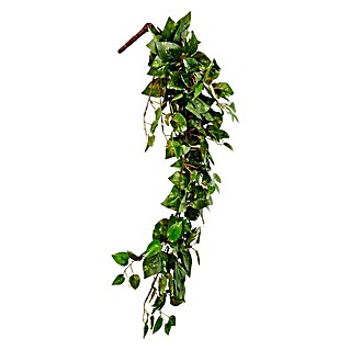 Planta artificial Scindapsus (Altura: 80 cm, Verde, Plástico)