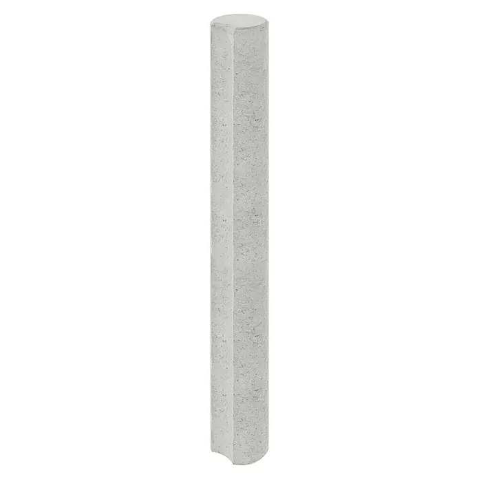Diephaus Rundpalisade - Ø x H: 20 x 200 cm, Grau, Beton - Nahaufnahme eines zylindrischen Betonkerns mit Textur, der für geotechnische Analysen oder Materialprüfungen verwendet wird.
