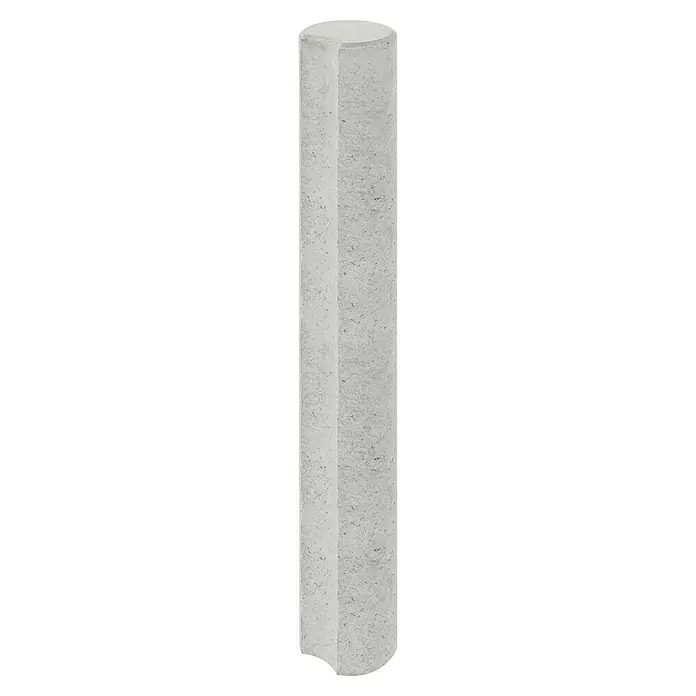 Diephaus Rundpalisade - 20 x 150 cm, Grau, Beton - Nahaufnahme einer Säule, die architektonische Details und die Textur des Steins hervorhebt.
