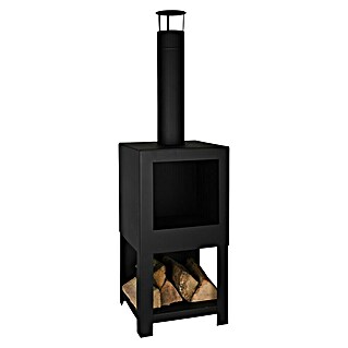 Esschert Design Fancy Flames Tuinhaard (38,4 x 38,4 x 136,4 cm, Staal)