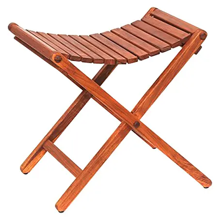 Taburete para baño Asinox plegable