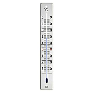 TFA Dostmann Buitenthermometer (Roestvrij staal, Wit)