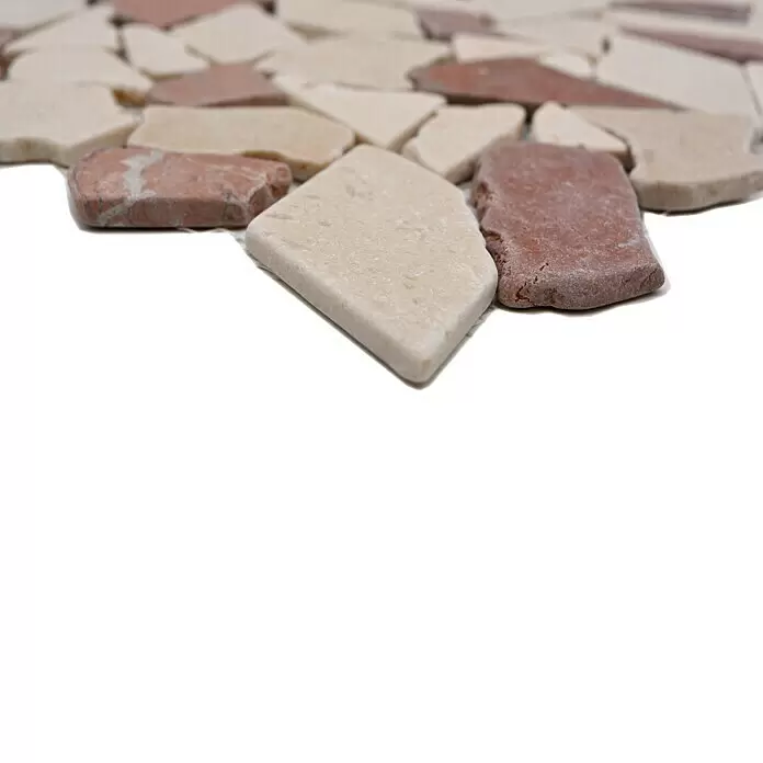 Mosaikfliese Mix CIOT 30/1513 - 30,5 x 30,5 cm, Beige/Braun, Matt - Detailaufnahme