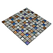 Mosaikfliese Quadrat Crystal Mix XCM CR37 (29,8 x 29,8 cm, Grau, Matt)