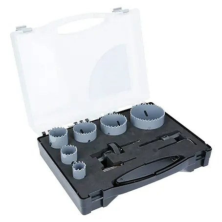 Craftomat  Set de sierras de corona HSS Bi-Metall