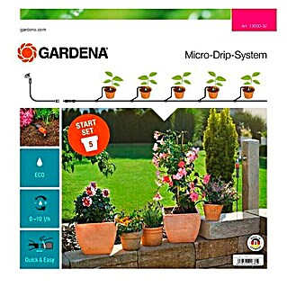 Gardena Micro-Drip Početni komplet za zalijevanje (Namijenjeno za: Biljke u posudama)