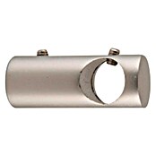 Soporte de pared Cilindro Central (Plata, Barras para las cortinas de Ø 12 mm, Largo: 4 cm) | BAUHAUS