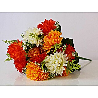 Buket cvijeća umjetni (51 cm, Crveno/narančasta ili bijela)