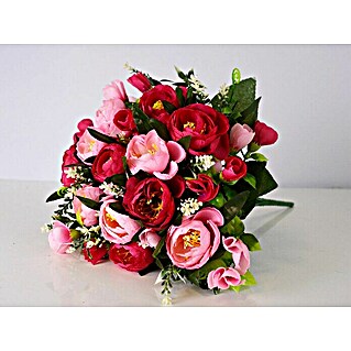 Buket cvijeća umjetni (35 cm, Roze boje)
