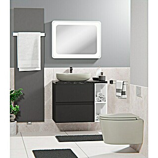 Camargue Espacio Wastafelblad (80 x 46 x 3,2 cm, Metallic)