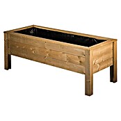 T & J Hochbeet Jens (72 x 192 x 72 cm, Holz, Braun) | BAUHAUS