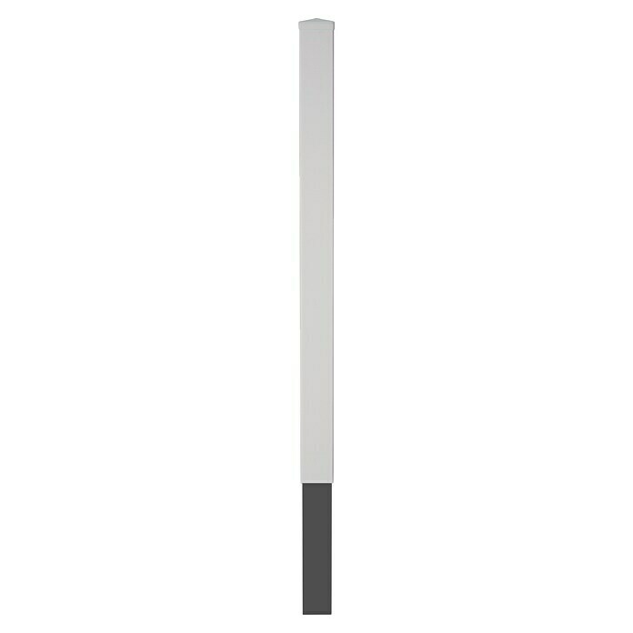 T & J Lightline Pfosten (9 x 9 x 240 cm, Weiß) | BAUHAUS