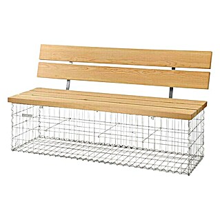 Bellissa Gartenbank-Gabione Calma (L x B x H: 155 x 53 x 83 cm)