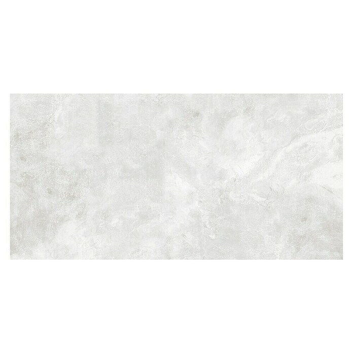 Feinsteinzeugfliese Geo White (120 x 240 cm, Weiß, Schimmernd) | BAUHAUS