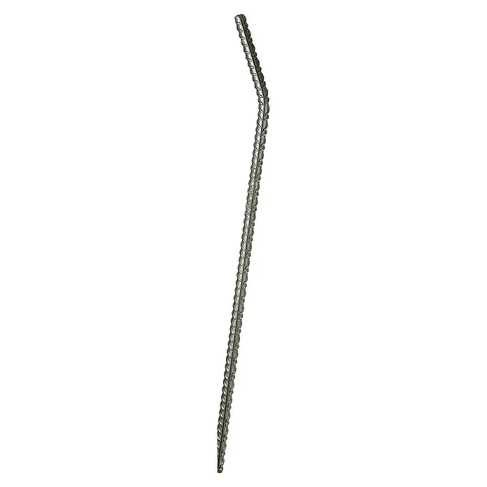 Krinner Eindrehstange - Länge: 50 cm - Bewehrungsstab mit gerippter Oberfläche und abgewinkelter Form, ideal für Bauprojekte, die Festigkeit und Haltbarkeit erfordern.