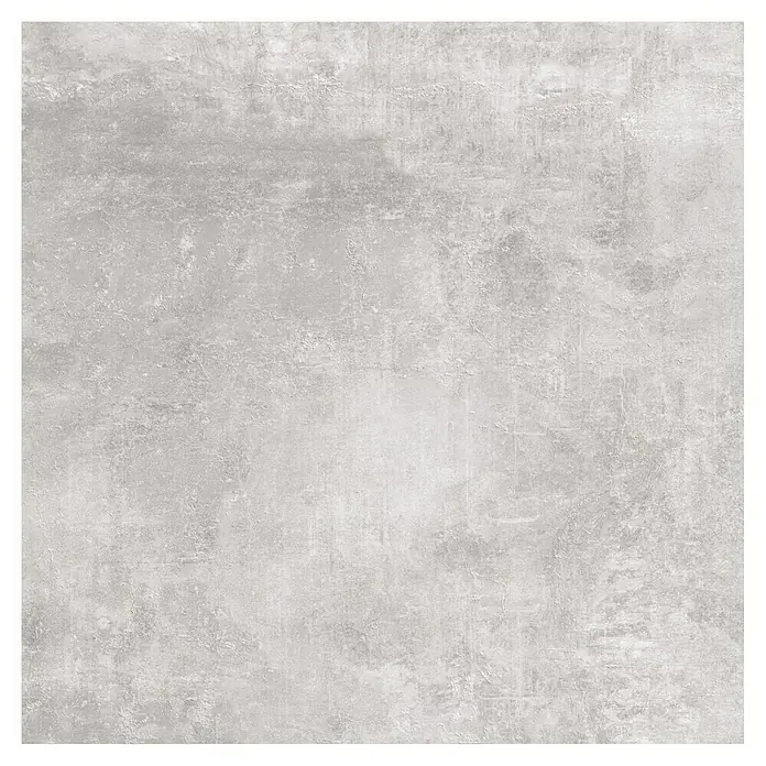 Feinsteinzeugfliese Luna Bianco - 60 x 60 cm, Weiß/Grau, Schimmernd - Graue, strukturierte Fliese mit Betonoptik für moderne Wohnräume oder gewerbliche Flächen, die einen minimalistischen Industrie-Chic-Look wünschen.