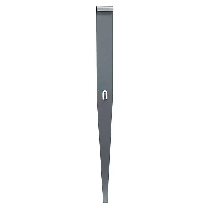 Bellissa Bodenanker RK19 - Passend für: Bellissa Rasenkanten mit 19,5 cm Höhe - Grauer Briefkasten mit einer Klappe und einem Schloss. Ideal für die sichere Aufbewahrung Ihrer Post, mit abschliessbarer Tür für zusätzlichen Schutz.