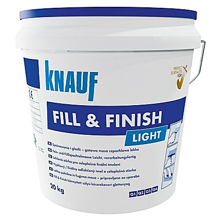 Knauf Spachtelmasse Fill & Finish Light (4 kg)