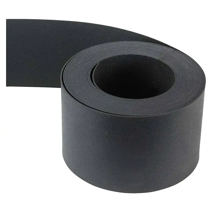 Bellissa Rasenkante - 1.000 x 0,2 x 12 cm, Anthrazit, Polypropylen - Aufgerollte schwarze Rasenkante aus Kunststoff, die sich ideal für die Gestaltung von Gärten und Wegen eignet. Langlebig und flexibel für individuelle Anpassung.